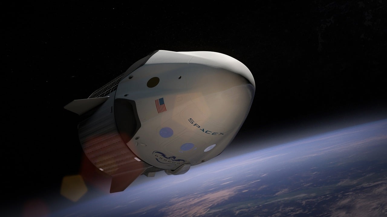 spacex  spaceship  satellite