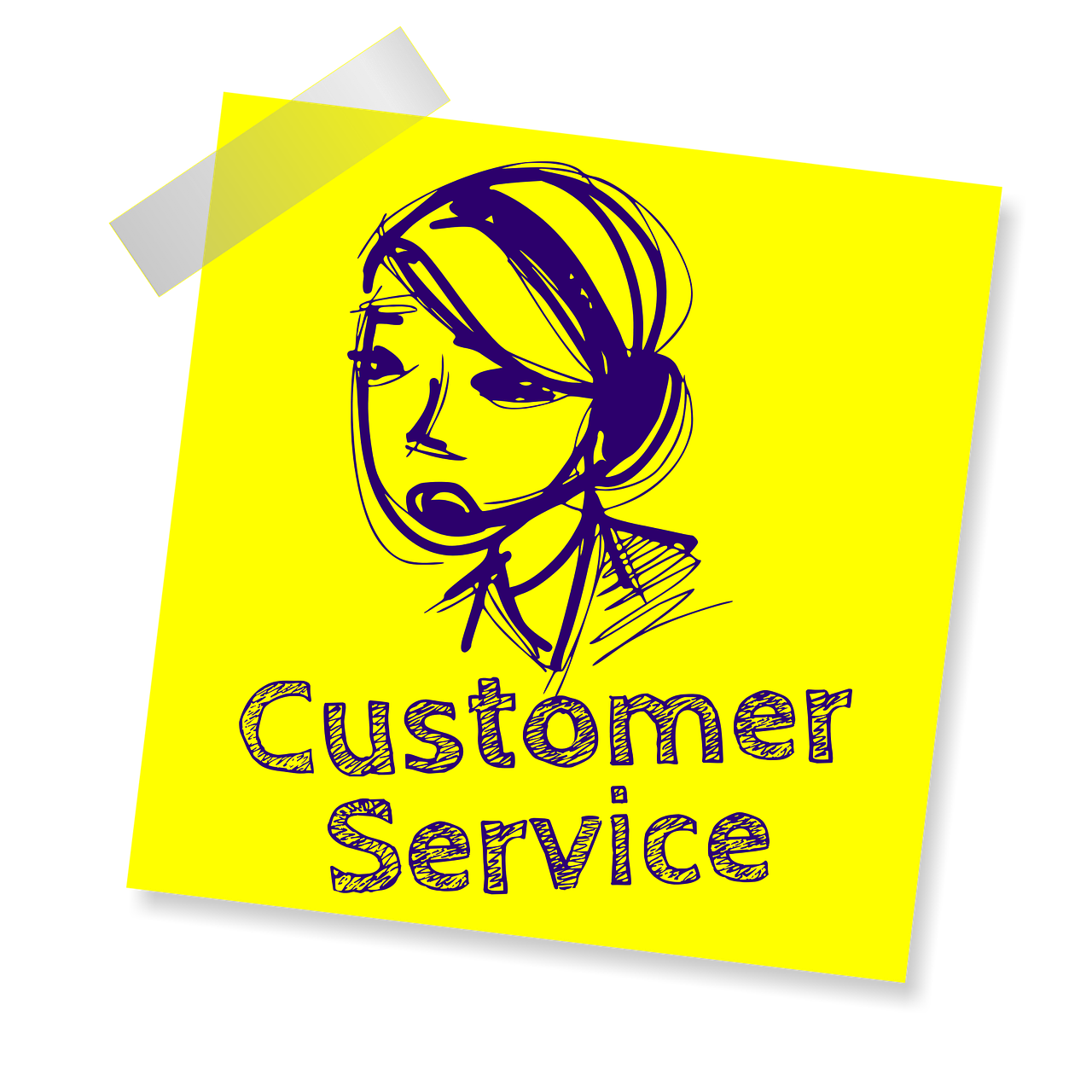 customer service service headset customer service representative support operator call representative sign note yellow sticker post note office customer service customer service customer service customer service customer service