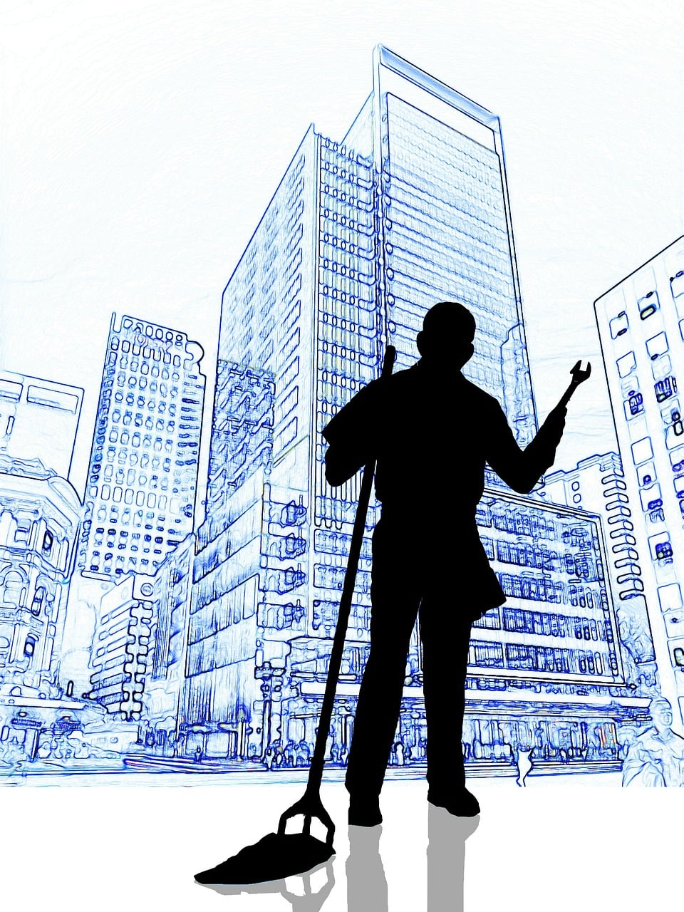 janitor cleaning mop clean wrench skyscraper house property managers wait concierge caretaker janitor janitor janitor janitor janitor