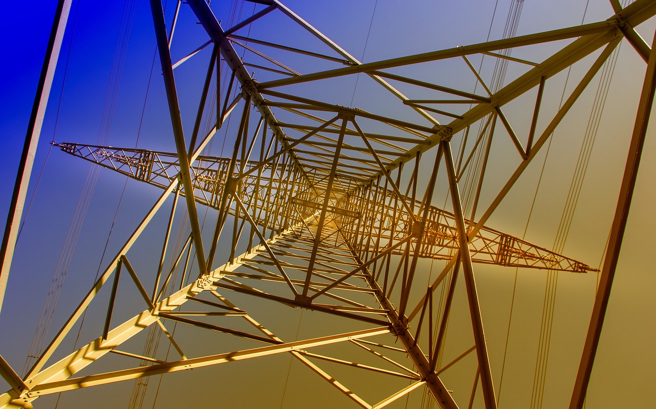 transmission tower electric tower electricity pylon