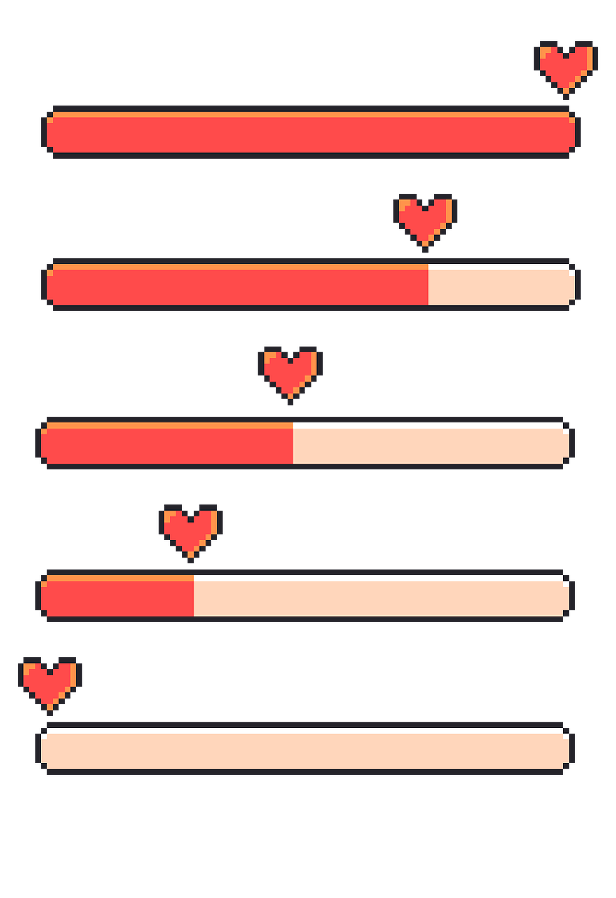 retro heart love bar symbol lives life pixel pixels pixelart pixel art